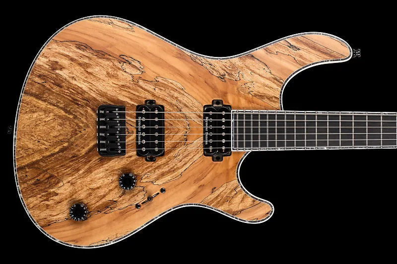 Mayones Regius 6 Spalted Maple 4A – Trans